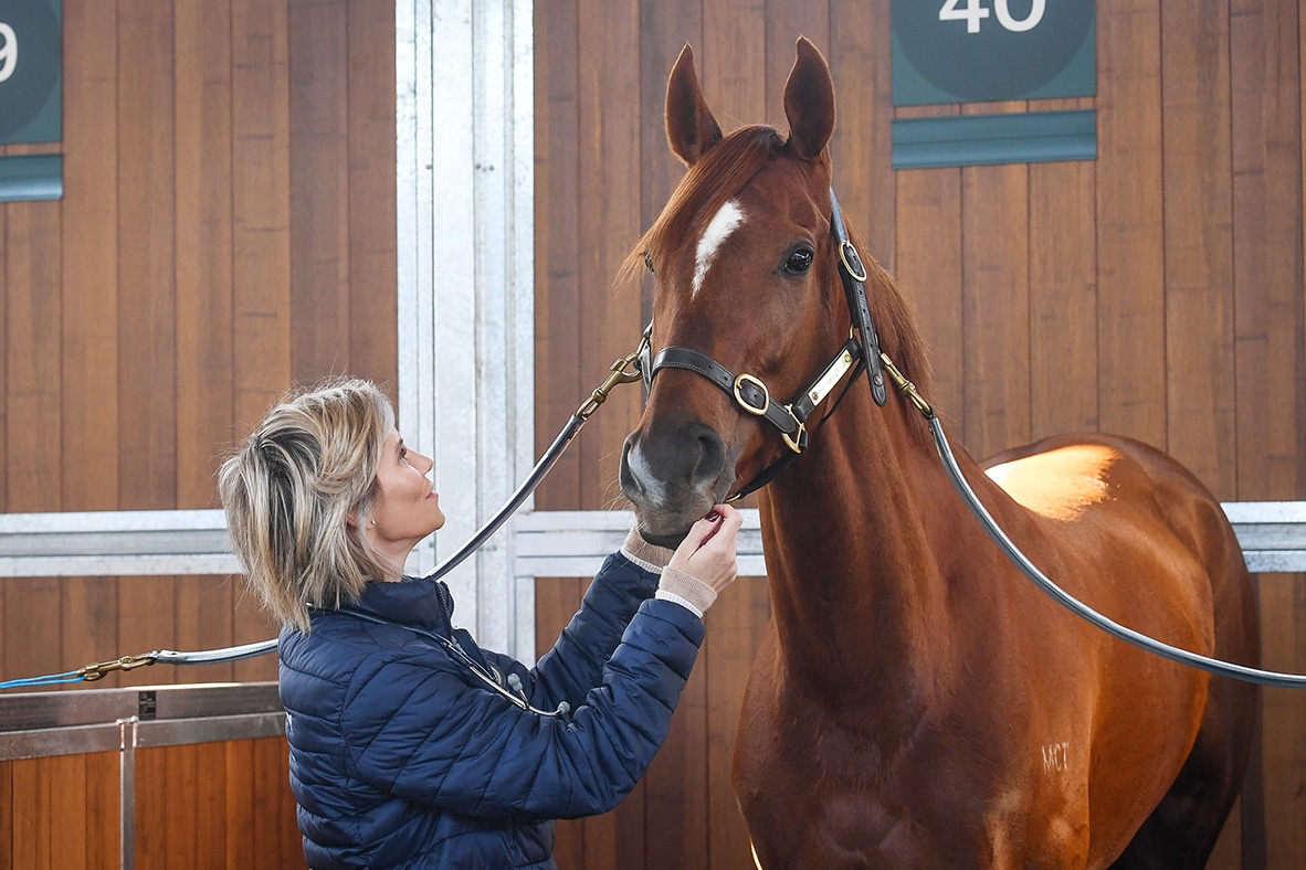 Dr Grace Forbes' goal was always to work with horses (All images courtesy Racing Victoria).