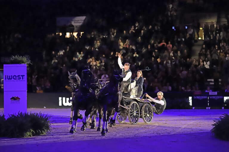 Australia's Boyd Exell and his team capped off a stellar year in Stuttgart (Image by Tania Huppatz).