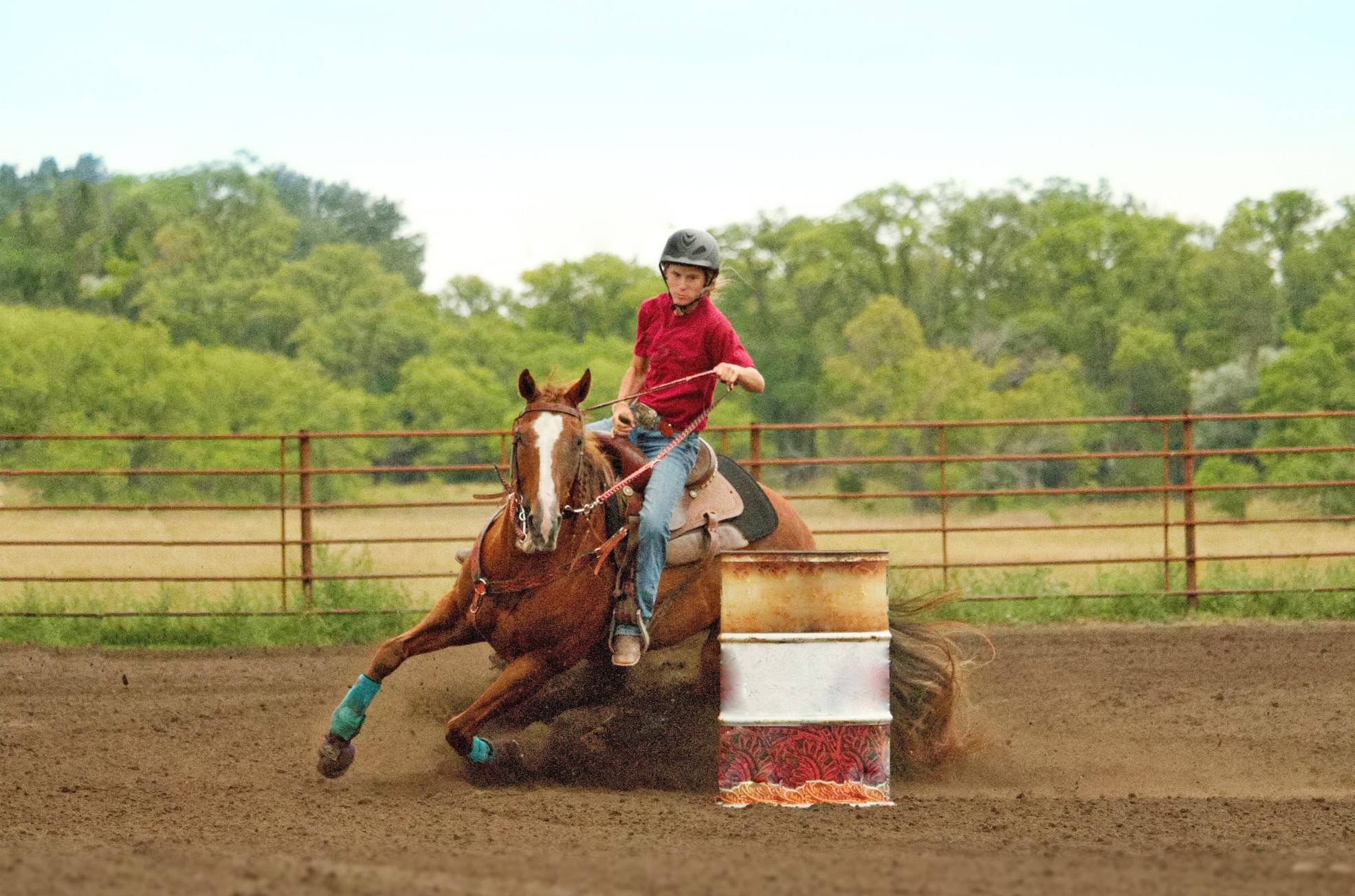 Equine exercise-induced pulmonary haemorrhage (EIPH), commonly known as ‘bleeders’, was a disease generally thought to be associated with racehorses, but it is also often seen in rodeo horses, especially barrel racers.