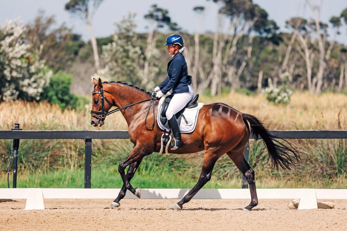 On the way to two big wins at the Hi Form Autumn Dressage Championships (Image by Equisoul Photography).