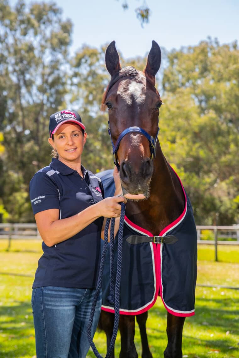 Kristie was sponsored by Off The Track WA in 2019 (Image by Scott Hamilton Photography).