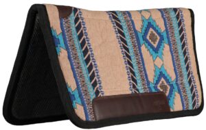 The Fort Worth Contoured Saddle Pad from Greg Grant Saddlery is big on comfort and durability.